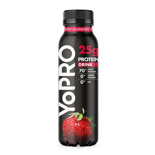 Iogurte liquido proteína yopro morango/framboesa