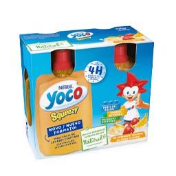 Yoco squeezy sabor morango/banana