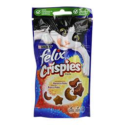 Snack para gato crispies vaca e frango