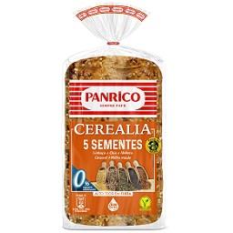 Pão Forma Cerealia 5 Sementes 0% Açúcares Vegan s/ L...