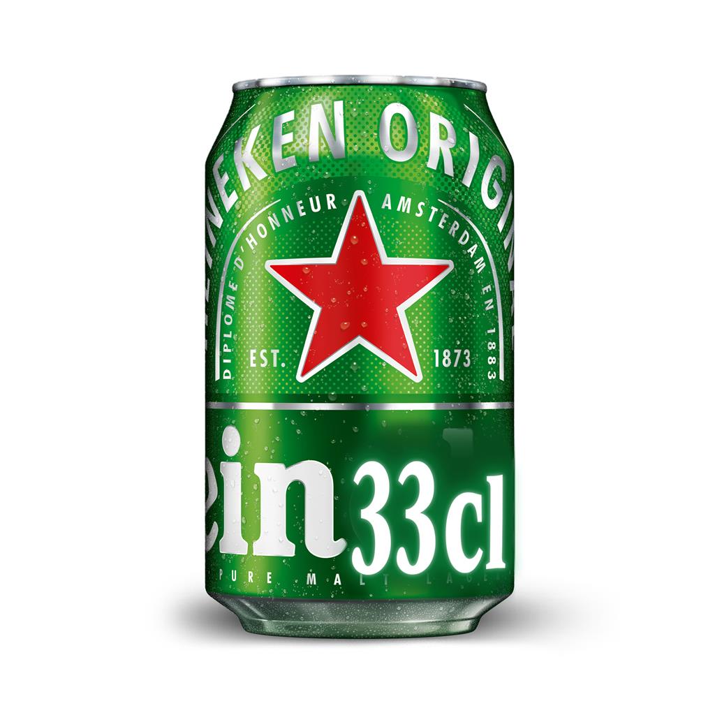 Cerveja, lata de 0.33 l