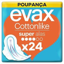 Pensos Higiénicos Cottonlike Super com Abas