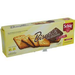 Bolachas cobertas com chocolate sem glúten