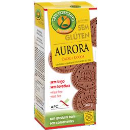 Bolachas aurora cacau sem glúten