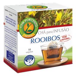 Chá infusão rooibos sem cafeína