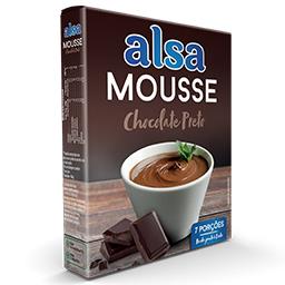 Mousse chocolate preto