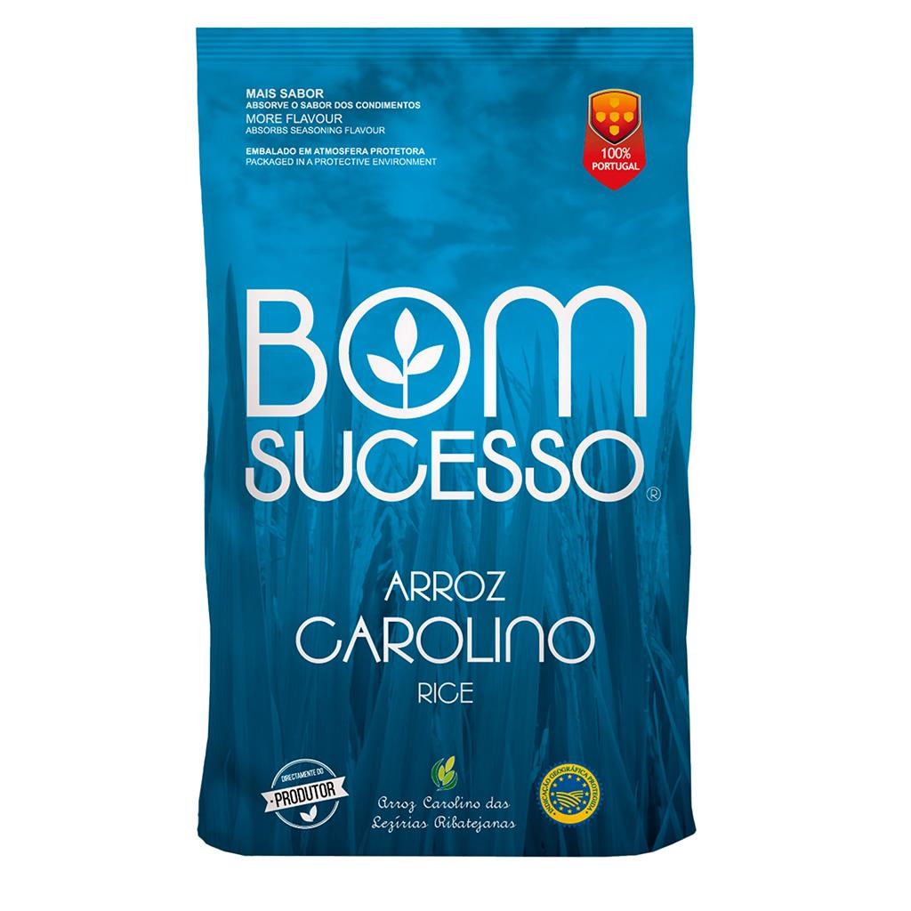 Arroz carolino, embalagem de 1 kg