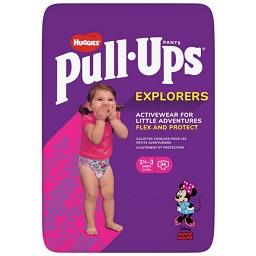 Fralda cueca pull-ups para Menina 1-3 Anos | 12-17 k...