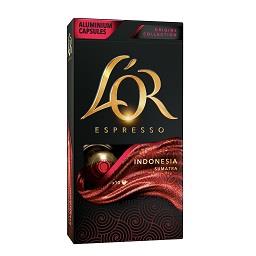 capsulas café indonésia l'or r