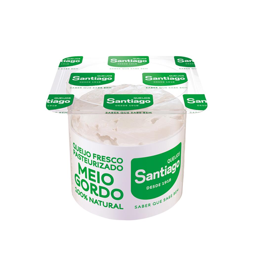 Queijo fresco, embalagem de 80g