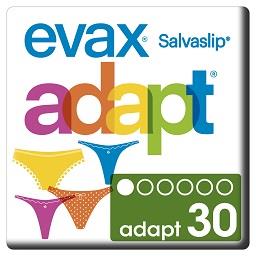 Pensos diários, salva slip, adapt, 30 unidades