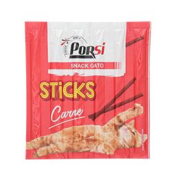 Snack gato sticks carne 6x5g porsi