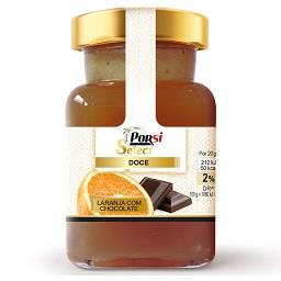 Doce de laranja com chocolate