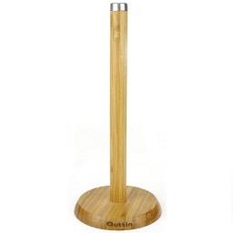 Suporte de rolo de cozinha de bambu