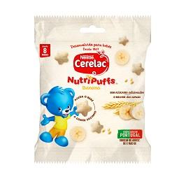 Nutripuffs de banana 8 meses s/ açúcar