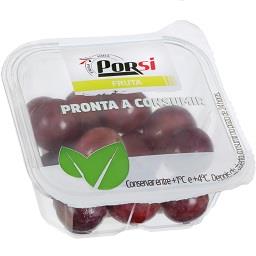 Uvas cortadas