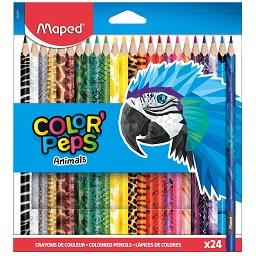 Conjunto de lápis de cor, Peps animais
