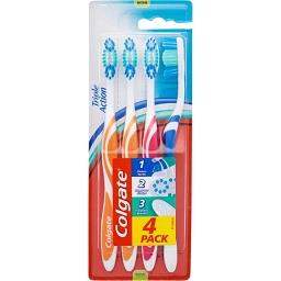 Escova de dentes tripla ação