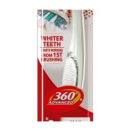 Escova de dentes 360º advanced branqueadora