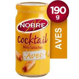 Salsichas cocktail de aves