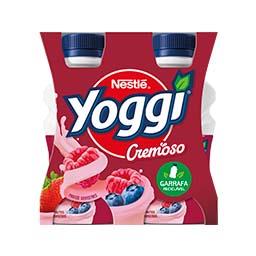 Iogurte líquido yoggi cremoso frutos silvestres