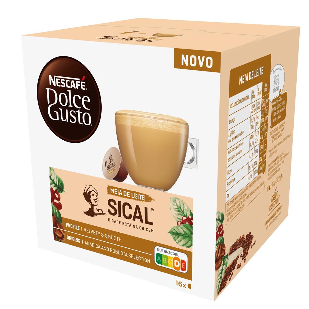 Cápsulas de Café Sical Meia de Leite, emb. 16 un Nescafé