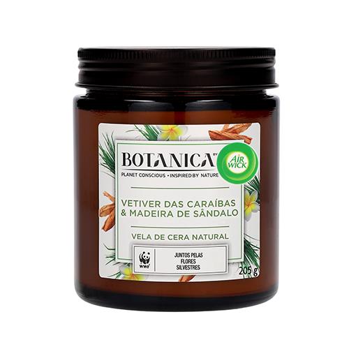 Ambientador Vela Aromática Cera Natural Vetiver do C...