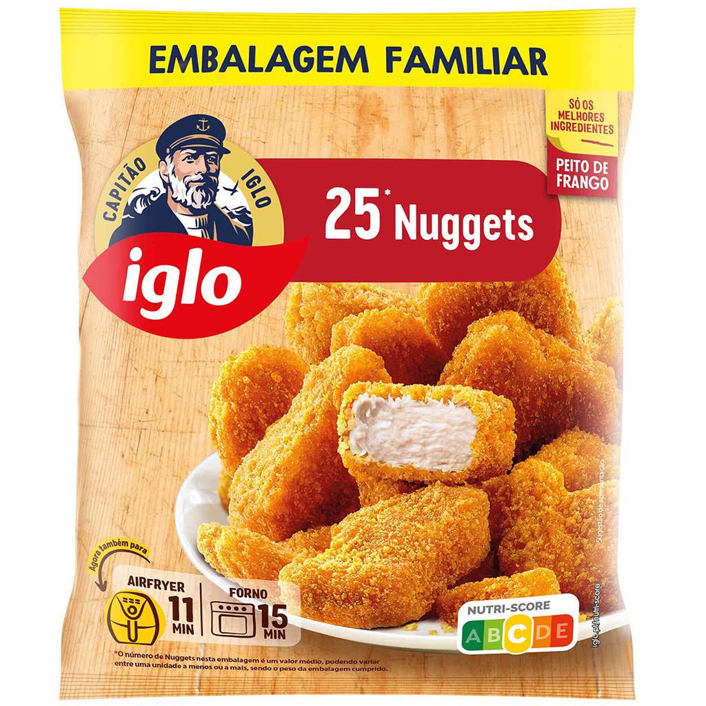 Nuggets de Frango Capitão, 25un. Iglo