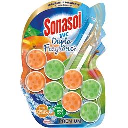 Bloco Sanitário Pêssego Dourado e Maçã Doce