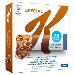 Barra especial k, chocolate de leite