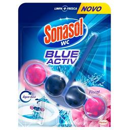 Bloco sanitário, Blue Active Floral
