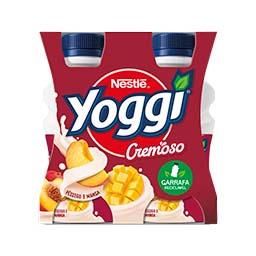 Iogurte líquido yoggi cremoso pêssego/manga