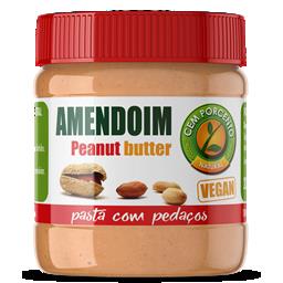 Pasta de amendoim com pedaços