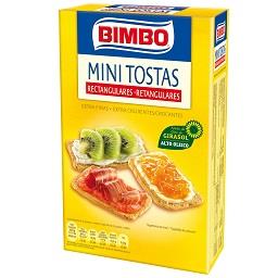 Mini tostas retangulares extra finas - extra crocant...