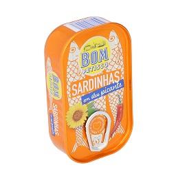 Sardinhas em óleo picante