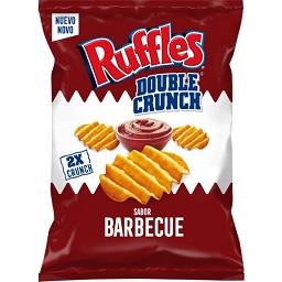 Ruffles double crunch barbecue