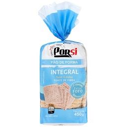 Pão forma integral sem côdea
