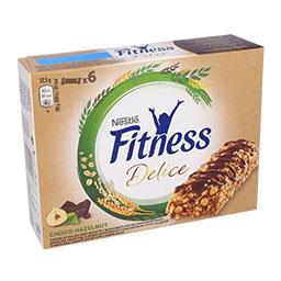 Barras de cereais de trigo integral com chocolate e ...