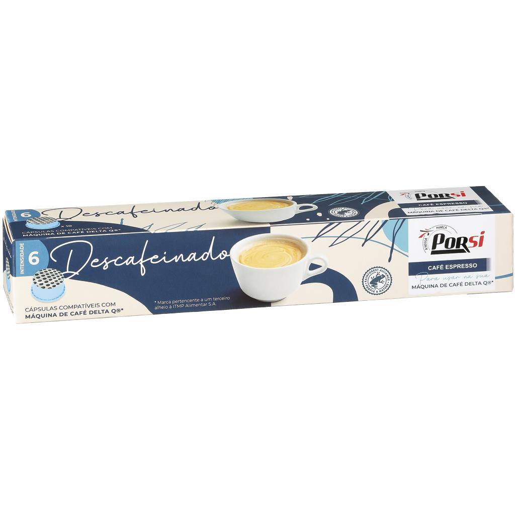 Cápsulas Café Descafeinado Cdqx10 PorSi