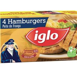 4 hamburguers frango s/ glúten