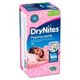 Fralda cueca Drynites para Menina 4 a 7 Anos