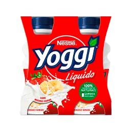 Iogurte líquido yoggi morango/banana