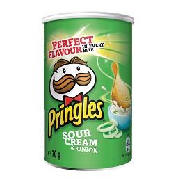 Snack batata com natas e cebola