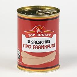 Salsichas em lata, 8 unidades