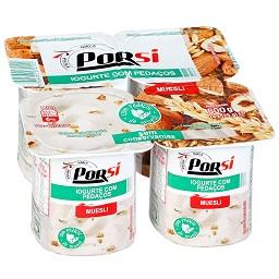Iogurte pedaços, frutimax muesli