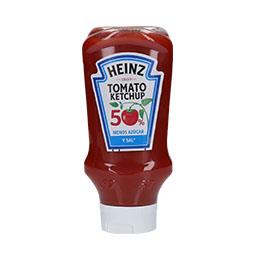 Ketchup menos sal e açucares