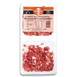 Cubos de presunto