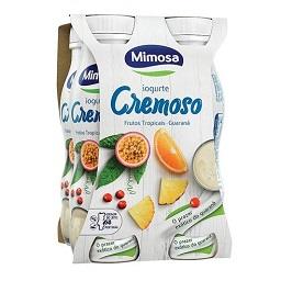 Iogurte líquido frutos tropicais e guarana