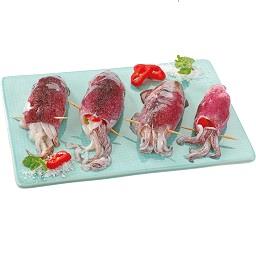 Lula recheada com vegetais