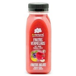 Sumo natural, mix frutos vermelhos
